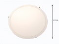 Panel Led Okragły Round 36w 230v Biały Dzienny