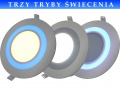 Downlight Led Power Easy 10w+2w  Dw+blue